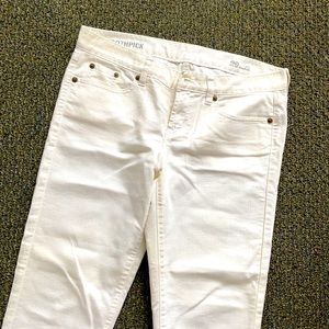 Like New White Ankle Jeans